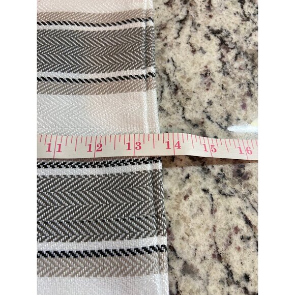 Decorative Black Cream Geometric Square Pillow Cases Set of 3 - Picture 8 of 8